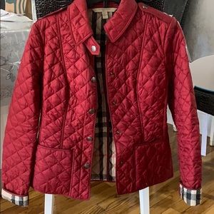 Burberry Brit XS coat red